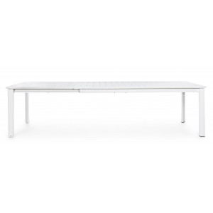 KONNOR prémium bővíthető kültéri étkezőasztal - 200-300cm - fehér