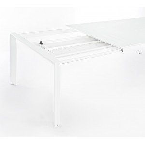 KONNOR prémium bővíthető kültéri étkezőasztal - 200-300cm - fehér