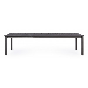 KONNOR prémium bővíthető kültéri étkezőasztal - 200-300cm - antracit