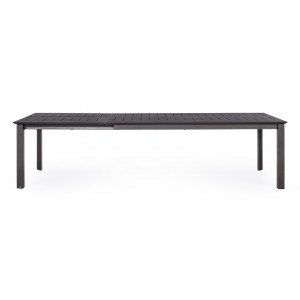 KONNOR prémium bővíthető kültéri étkezőasztal - 200-300cm - antracit