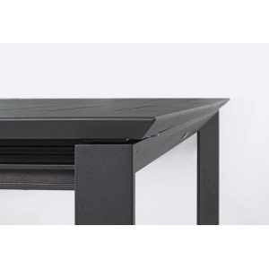 KONNOR prémium bővíthető kültéri étkezőasztal - 200-300cm - antracit