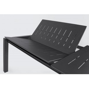KONNOR prémium bővíthető kültéri étkezőasztal - 200-300cm - antracit