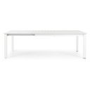 KONNOR prémium bővíthető kültéri étkezőasztal - 160-240cm - fehér