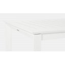 KONNOR prémium bővíthető kültéri étkezőasztal - 160-240cm - fehér