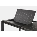 KONNOR prémium bővíthető kültéri étkezőasztal - 160-240cm - antracit