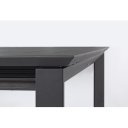 KONNOR prémium bővíthető kültéri étkezőasztal - 160-240cm - antracit