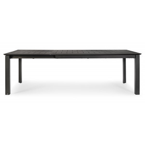 KONNOR prémium bővíthető kültéri étkezőasztal - 160-240cm - antracit