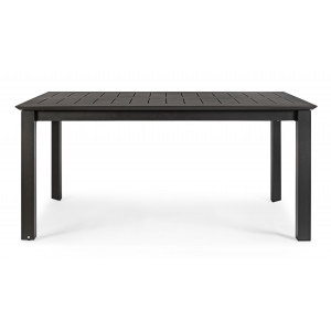 KONNOR prémium bővíthető kültéri étkezőasztal - 160-240cm - antracit