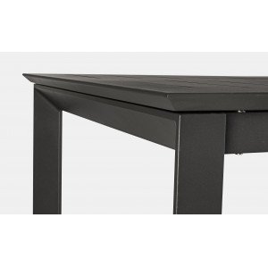 KONNOR prémium bővíthető kültéri étkezőasztal - 160-240cm - antracit
