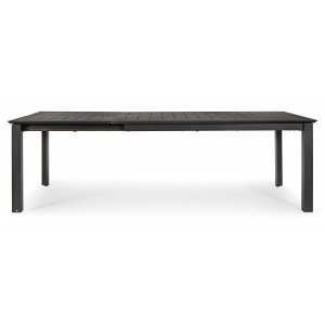 KONNOR prémium bővíthető kültéri étkezőasztal - 160-240cm - antracit