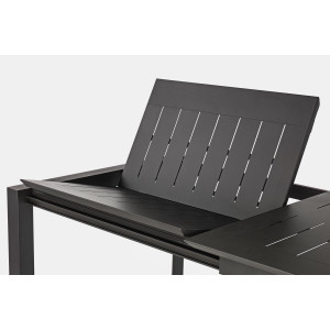 KONNOR prémium bővíthető kültéri étkezőasztal - 160-240cm - antracit
