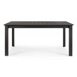 KONNOR prémium bővíthető kültéri étkezőasztal - 160-240cm - antracit