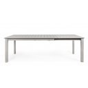 KONNOR prémium bővíthető kültéri étkezőasztal - 160-240cm - szürke
