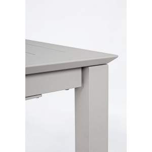 KONNOR prémium bővíthető kültéri étkezőasztal - 160-240cm - szürke