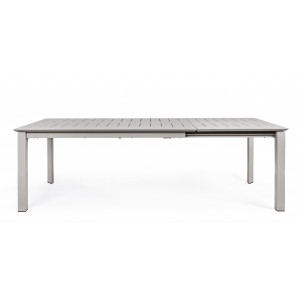 KONNOR prémium bővíthető kültéri étkezőasztal - 160-240cm - szürke