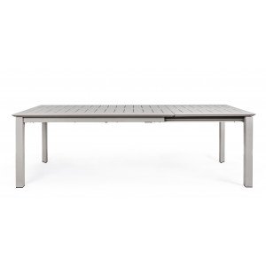 KONNOR prémium bővíthető kültéri étkezőasztal - 160-240cm - szürke