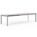 KONNOR prémium bővíthető kültéri étkezőasztal - 200-300cm - szürke