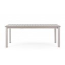 KONNOR prémium bővíthető kültéri étkezőasztal - 200-300cm - szürke
