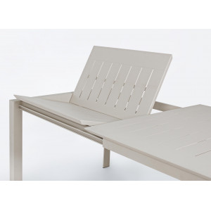 KONNOR prémium bővíthető kültéri étkezőasztal - 200-300cm - szürke