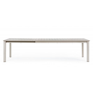 KONNOR prémium bővíthető kültéri étkezőasztal - 200-300cm - szürke