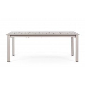KONNOR prémium bővíthető kültéri étkezőasztal - 200-300cm - szürke