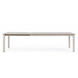KONNOR prémium bővíthető kültéri étkezőasztal - 200-300cm - szürke