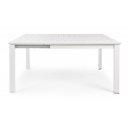 KONNOR II prémium bővíthető kültéri étkezőasztal - 160cm - fehér