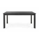 KONNOR II prémium bővíthető kültéri étkezőasztal - 160cm - antracit