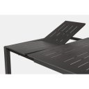 KONNOR II prémium bővíthető kültéri étkezőasztal - 160cm - antracit