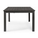 KONNOR II prémium bővíthető kültéri étkezőasztal - 160cm - antracit