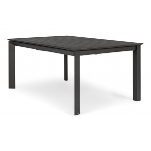 KONNOR II prémium bővíthető kültéri étkezőasztal - 160cm - antracit