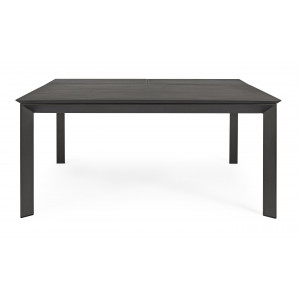 KONNOR II prémium bővíthető kültéri étkezőasztal - 160cm - antracit