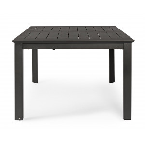 KONNOR II prémium bővíthető kültéri étkezőasztal - 160cm - antracit