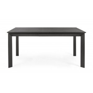 KONNOR II prémium bővíthető kültéri étkezőasztal - 160cm - antracit