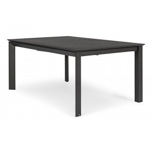 KONNOR II prémium bővíthető kültéri étkezőasztal - 160cm - antracit