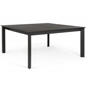 KONNOR II prémium bővíthető kültéri étkezőasztal - 160cm - antracit