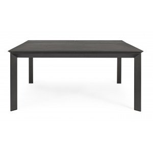 KONNOR II prémium bővíthető kültéri étkezőasztal - 160cm - antracit