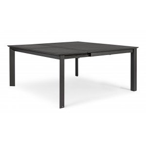 KONNOR II prémium bővíthető kültéri étkezőasztal - 160cm - antracit