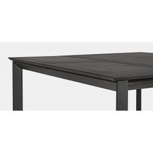 KONNOR II prémium bővíthető kültéri étkezőasztal - 160cm - antracit
