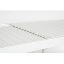 HILDE bővíthető kültéri étkezőasztal - 160-240cm - fehér