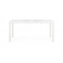 HILDE bővíthető kültéri étkezőasztal - 160-240cm - fehér