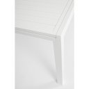 HILDE bővíthető kültéri étkezőasztal - 200-300cm - fehér