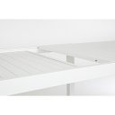 HILDE bővíthető kültéri étkezőasztal - 200-300cm - fehér