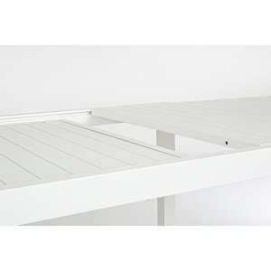 HILDE bővíthető kültéri étkezőasztal - 200-300cm - fehér
