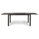 HILDE bővíthető kültéri étkezőasztal - 140-210cm - antracit