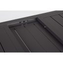 HILDE bővíthető kültéri étkezőasztal - 140-210cm - antracit