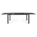 HILDE bővíthető kültéri étkezőasztal - 160-240cm - antracit