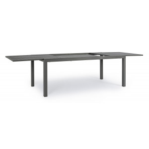 HILDE bővíthető kültéri étkezőasztal - 200-300cm - antracit