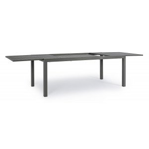 HILDE bővíthető kültéri étkezőasztal - 200-300cm - antracit