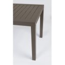 HILDE bővíthető kültéri étkezőasztal - 140-210cm - barna